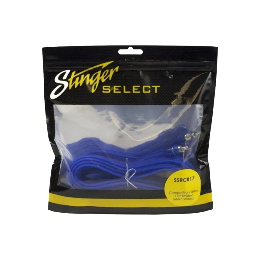 *STINGER Twisted Coaxial Interconnect with Male to Male RCAs