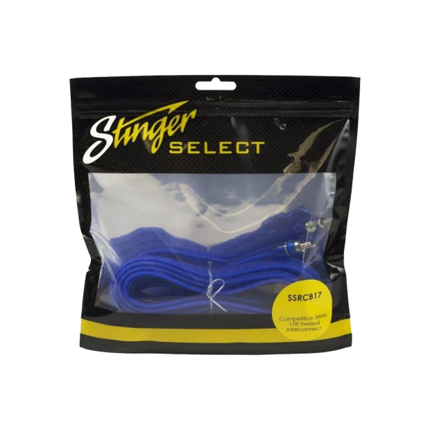 *STINGER Twisted Coaxial Interconnect with Male to Male RCAs
