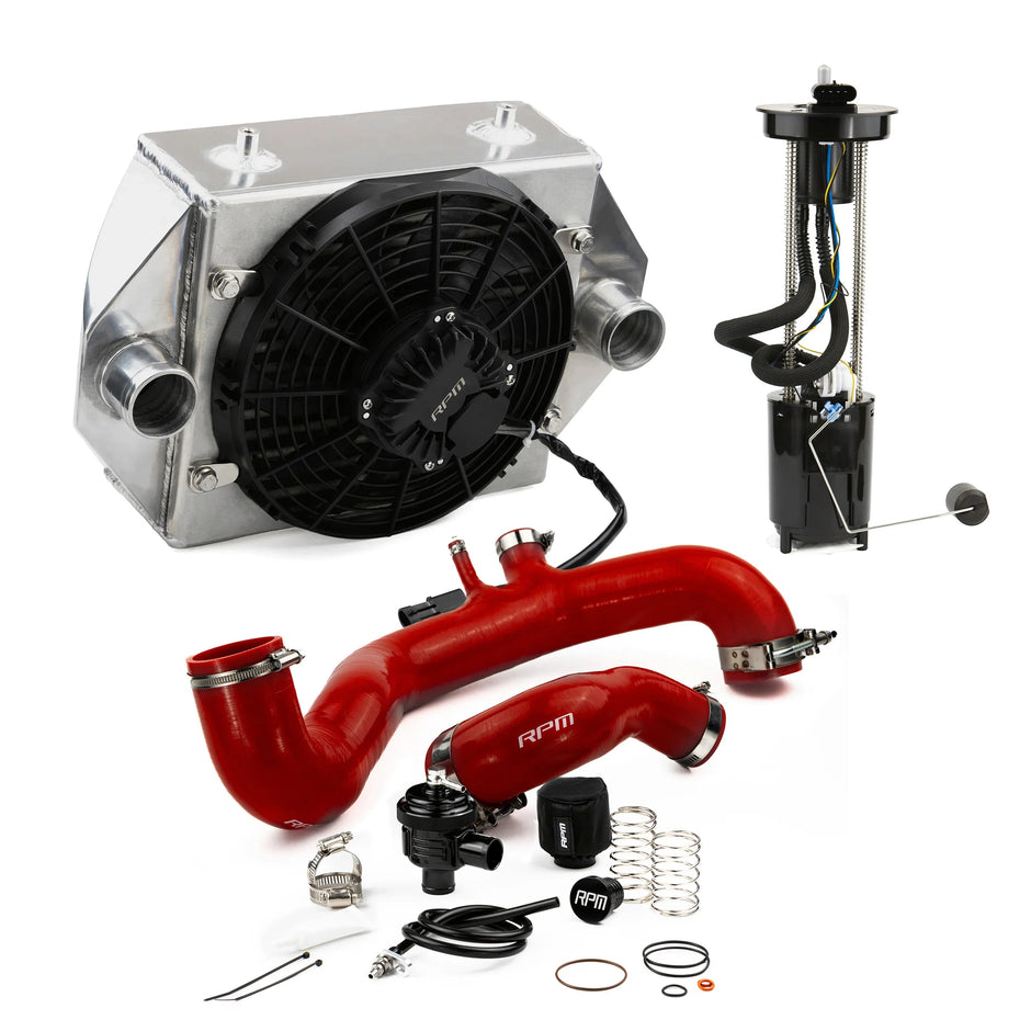 2017-2019 Can-Am X3 120HP to 170+HP Upgrade kit X3 Big Core Intercooler, Fuel Pump & Silicone
