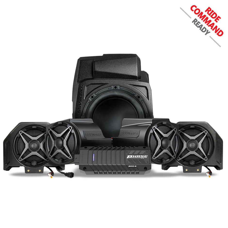 2020-2024 Polaris® RZR PRO Series Phase-4 A-Spec 5-Speaker 800watt System for Ride Command
