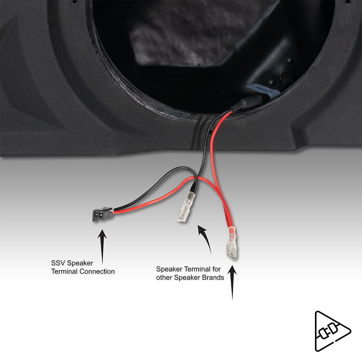 2015-2025 Polaris® Slingshot Front Speaker Pods for 8
