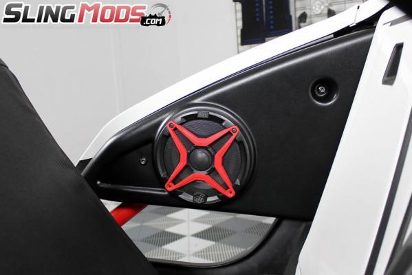 2015-2021 Polaris Slingshot Upper Side-Panel Speaker-Pods with 120watt 6.5