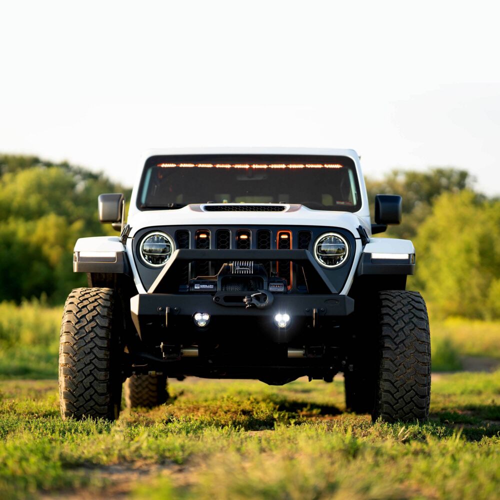 FLEX ERA® 3 Dual Mode SAE Fog LED Light Pods - 2-Light Master Kit - Jeep Aftermarket Bumpers - # 97147