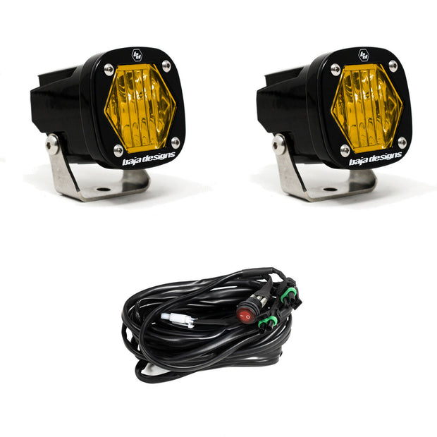 *BAJA DESIGN - S1 BLACK LED AUXILIARY LIGHT POD PAIR - UNIVERSAL