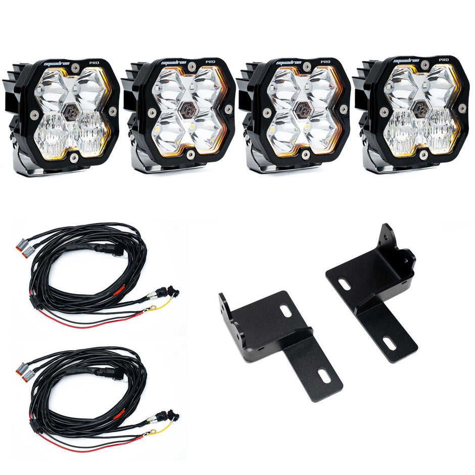 Squadron 2.0 Pro Behind-the-Grille Light Kit Toyota 2025-27 4Runner Clear Baja Designs