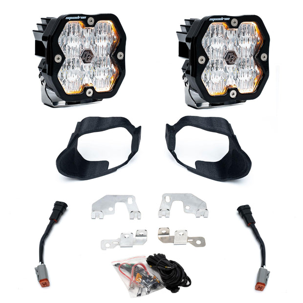 Squadron 2.0 Sport Fog Pocket Light Kit Mercedes 2019-26 Sprinter Van 1500/2500/3500/3500XD Clear Baja Designs
