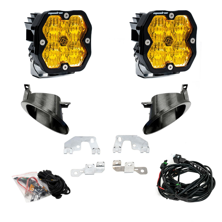 Squadron 2.0 Sport Fog Pocket Light Kit Mercedes 2014-18 Sprinter Van 2500/3500 Baja Amber Baja Designs