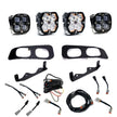 Squadron 2.0 Sport/Squadron Sae Dual Fog Pocket Light Kit Ford 2023-26 F-250/350 Super Duty Clear Toggle Baja Designs