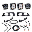 Squadron 2.0 Sport/Squadron Sae Dual Fog Pocket Light Kit Ford 2023-26 F-250/350 Super Duty Clear Upfitter Baja Designs