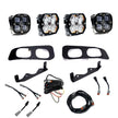 Squadron 2.0 Pro/Squadron Sae Dual Fog Pocket Light Kit Ford 2023-26 F-250/350 Super Duty Clear Toggle Baja Designs