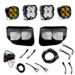 Squadron 2.0 Sport/Squadron Sae Dual Fog Pocket Light Kit Ford 2020-22 F-250/350 Super Duty Baja Amber Toggle Baja Designs