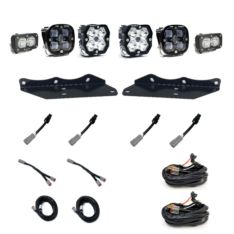 Squadron 2.0 Sport/Squadron Sae/S2 Sport Fog Pocket Light Kit Ford 2017-20 F-150 Raptor Clear Baja Designs