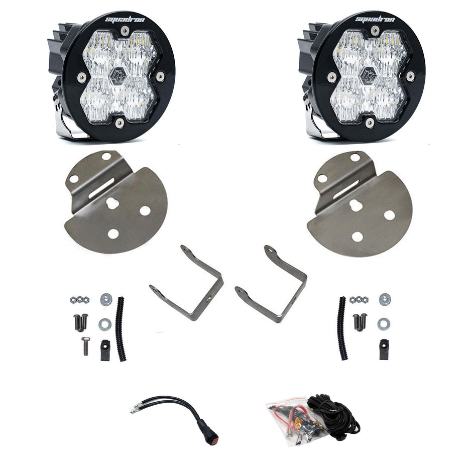 Squadron-R 2.0 Sport Fog Pocket Light Kit 2015-19 Colorado/Canyon/Silverado/Sierra/2500HD/3500HD Baja Amber Baja Designs