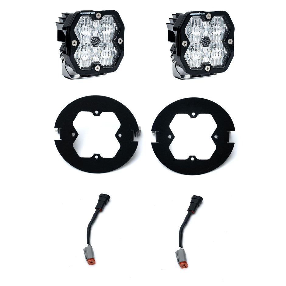 Squadron 2.0 Sport Fog Pocket Light Kit Ford 2006-14 F-150 Toyota 2005-11 Tacoma 2007-13 Tundra Clear Baja Designs