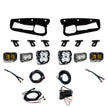 Squadron 2.0 Sport/S2 Sport/S2 Sae Sportman Fog Pocket Light Kit Ford 2021-27 Bronco 2022-24 Bronco Raptor w/ Steel Bumper Baja Amber Toggle Baja Designs