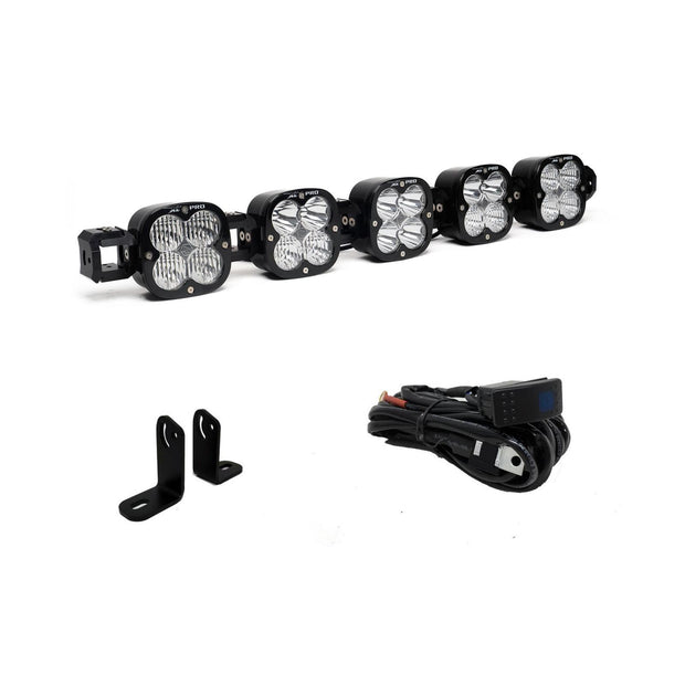 XL Pro Linkable Sport Roof Mount Kit 18-21 RZR Turbo S (Multi-Pattern, Clear) Baja Designs