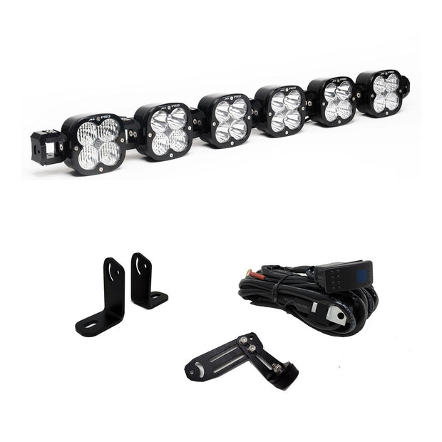 XL Pro Linkable Sport Roof Mount Kit 20-26 RZR Pro XP 22-24 RZR Turbo R (Multi-Pattern, Clear) Baja Designs