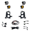 GMC 2500/3500 (20-On) Clear Spot/Baja Amber W/C Fog Pocket Kit Baja Designs