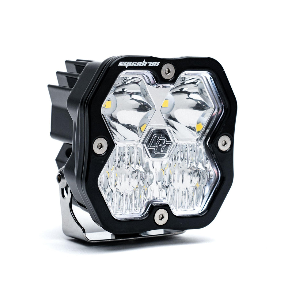 Squadron 2.0 Sport Black LED Auxiliary Light Pod Universal Clear Driving/Combo Baja Designs