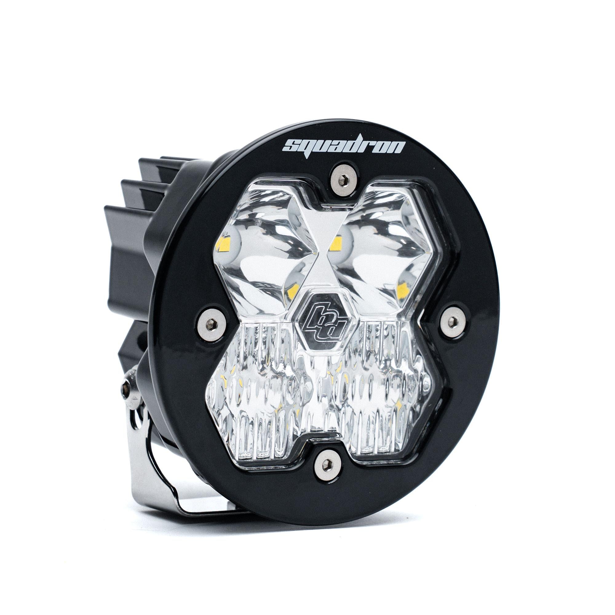 Squadron-R 2.0 Sport Black LED Auxiliary Light Pod Universal Clear Driving/Combo Baja Designs