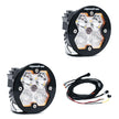 Squadron-R 2.0 Sport Black LED Auxiliary Light Pod Pair Universal Clear Driving/Combo Baja Designs