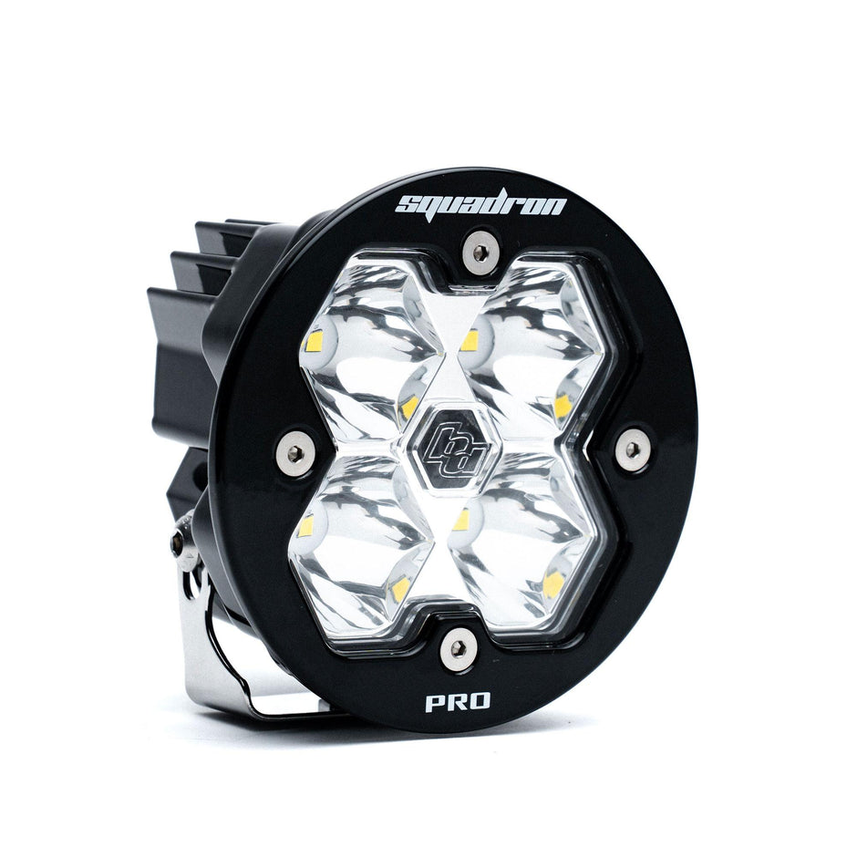 Squadron-R 2.0 Pro Black LED Auxiliary Light Pod Universal Clear Spot Baja Designs