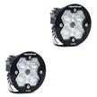 Squadron-R 2.0 Pro Black LED Auxiliary Light Pod Pair (No Harness) Universal Clear Wide Cornering Baja Designs