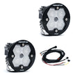 Squadron-R 2.0 Pro Black LED Auxiliary Light Pod Pair Universal Clear Work/Scene Baja Designs