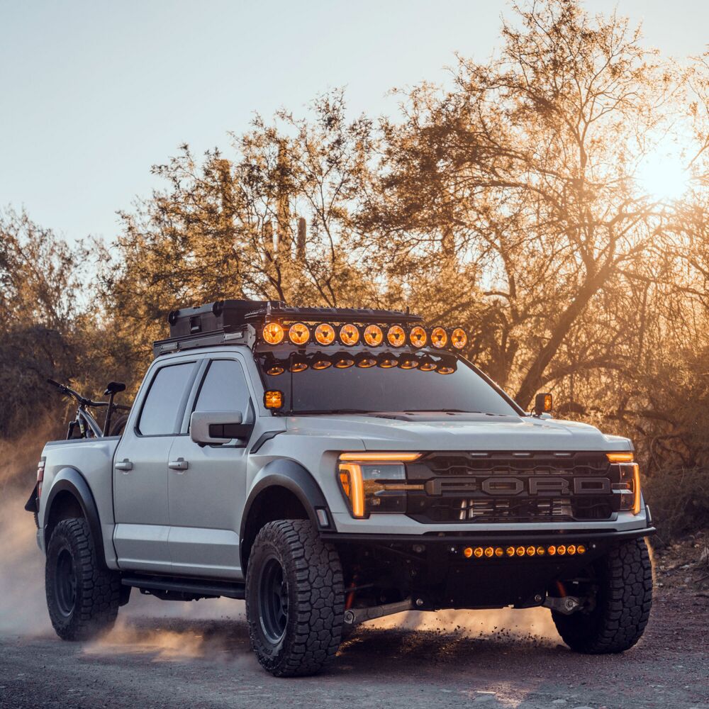 Platform One™ Roof Rack with 360° Lighting - Ford F150/Raptor (2015-2026) - #AK-92302