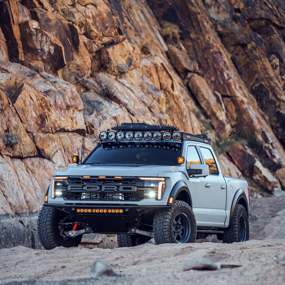 Platform One™ Roof Rack with 360° Lighting - Ford F150/Raptor (2015-2026) - #AK-92302