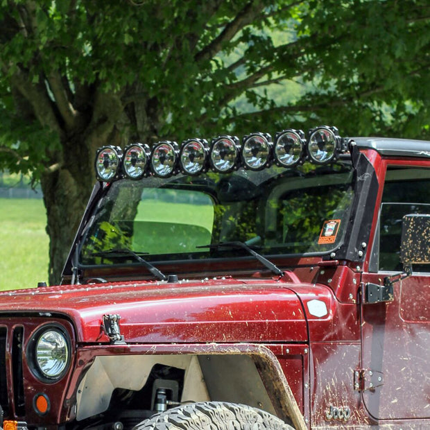 Gravity® Titan™ Overhead Light Bar for Jeep Wrangler TJ 1997-2006 - #AK-91431