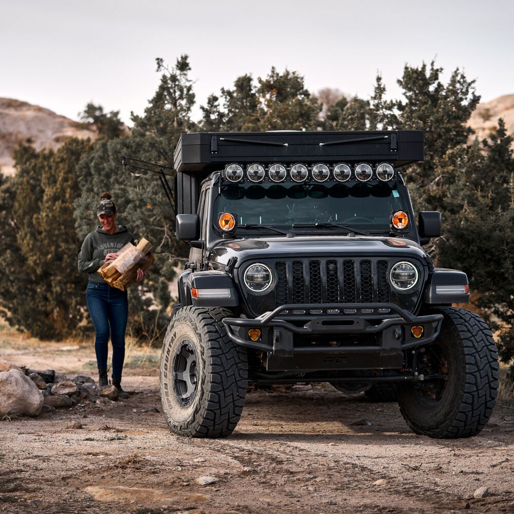Gravity® Titan™ Overhead Light Bar for Jeep Wrangler JL & Gladiator JT 2018-2026 - #AK-91424