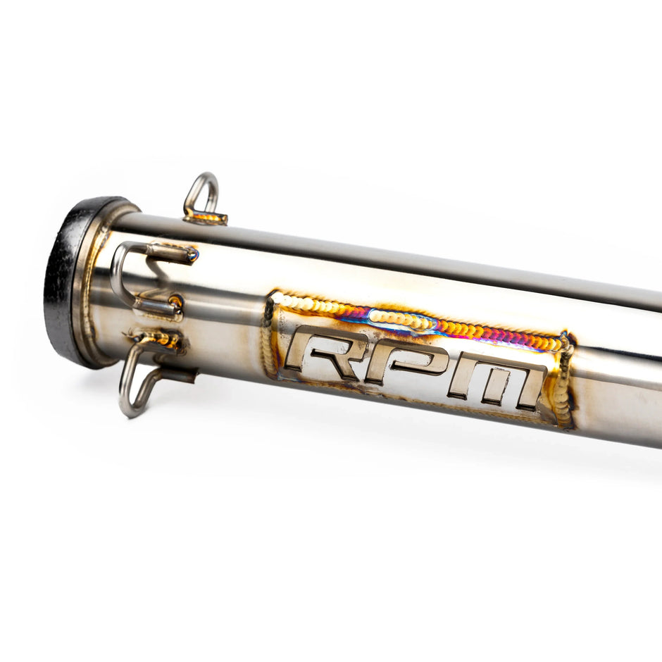 RPM Big Mouth Cat Delete Bypass Mid Race Pipe Can-Am Maverick X3 Turbo R & RR - RPM SXS