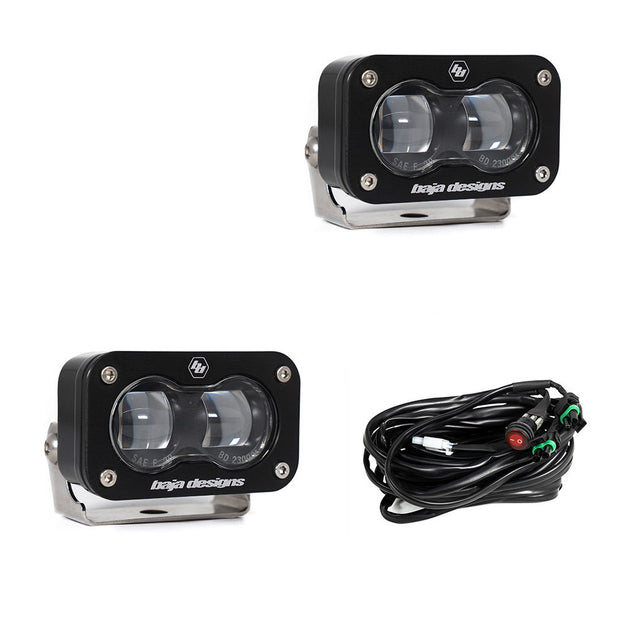 *BAJA DESIGN - S2 SAE LED AUXILIARY LIGHT POD PAIR - UNIVERSAL