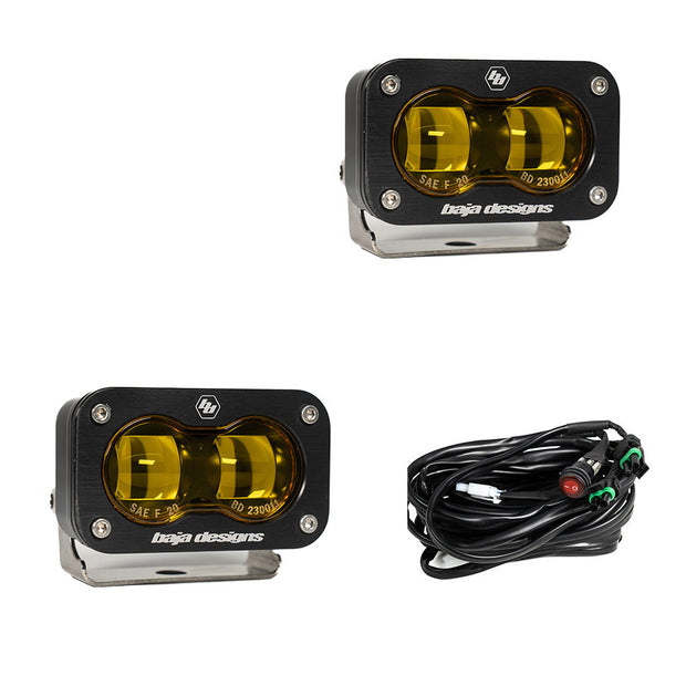 *BAJA DESIGN - S2 SAE LED AUXILIARY LIGHT POD PAIR - UNIVERSAL