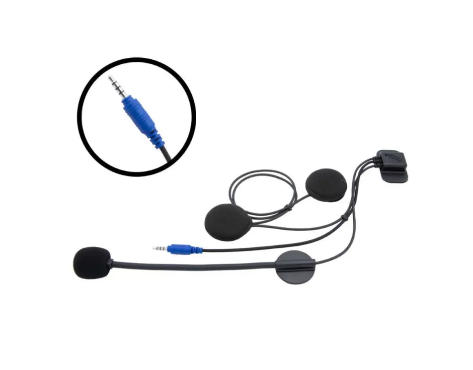*RUGGED RADIOS Super Sport Wired Helmet Kit w/Alpha Audio Speakers and Microphone