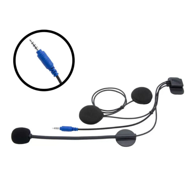 *RUGGED RADIOS Super Sport Wired Helmet Kit w/Alpha Audio Speakers and Microphone