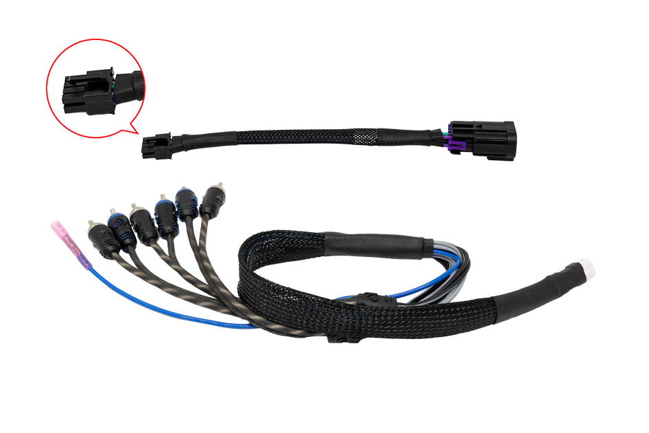 Kawasaki® Teryx H2 Garmin Tread® RCA OUTPUT KIT - 6 CH W/ REMOTE | UTVS-H2-GRM-RCA-OUT-KIT