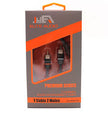 *ELITE AUDIO RCA Y-Adapter Cable 2 Male to 1 Female