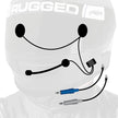 *RUGGED RADIOS Wired / STX Stereo Helmet Kit with Alpha Audio Speakers and Mic