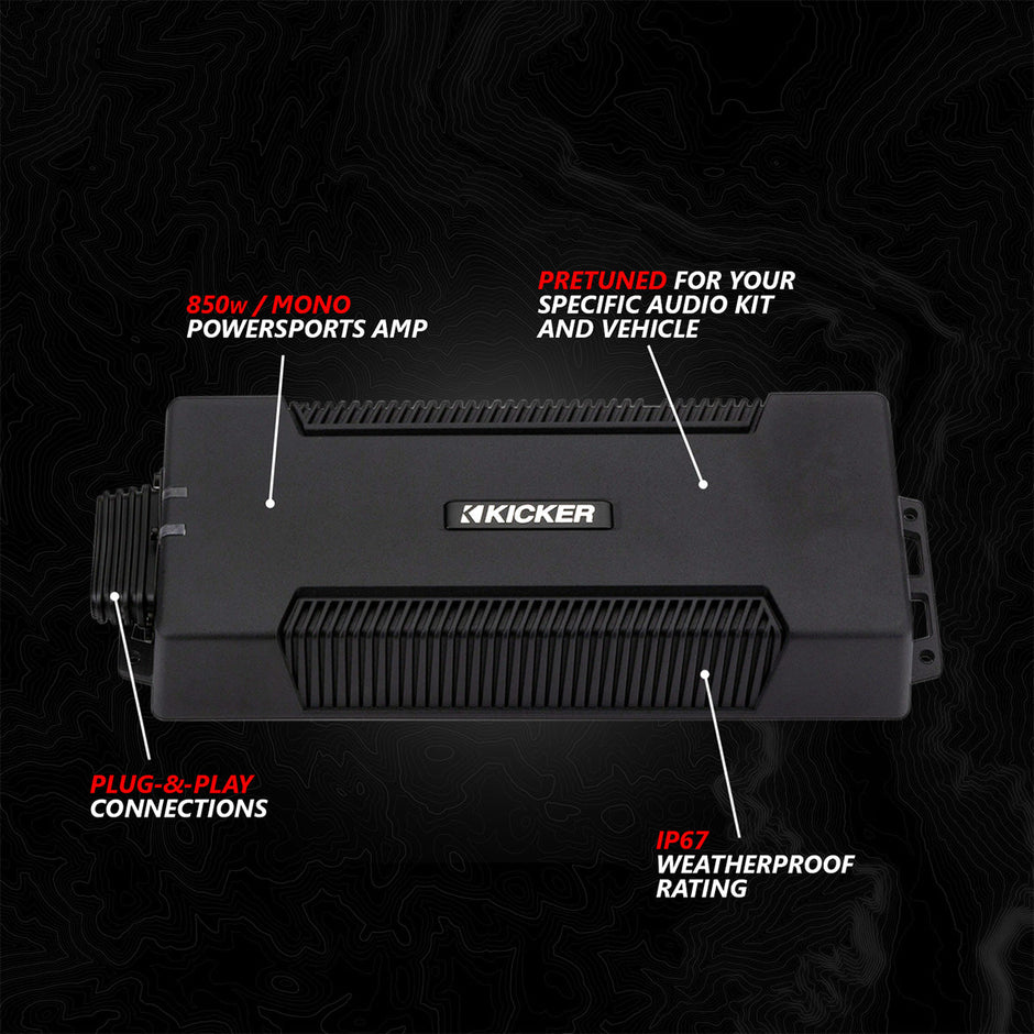 2017-2026 Can-Am® X3, Phase-6 K-Spec 6-Speaker 1650watt System w/MRB4