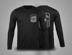 Treal Performance Made In USA | Grey Logo | Long Sleeve T-Shirt