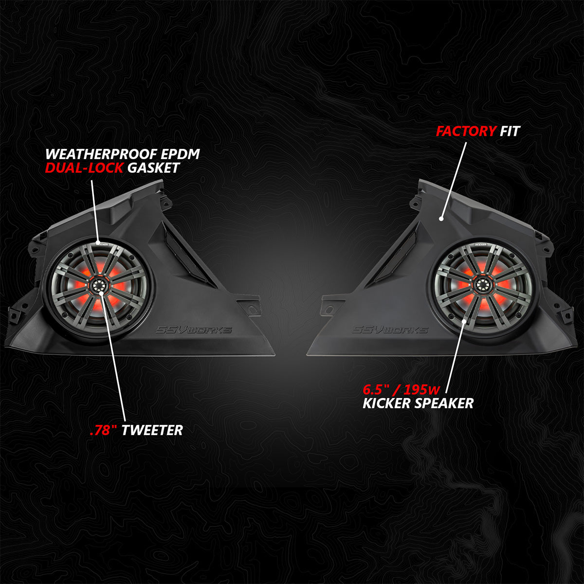 2024-2026 Can-Am® Maverick R Front-Dash 6.5