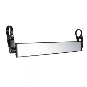 *AXIA ALLOYS - 17″ WIDE PANORAMIC REARVIEW MIRROR – 6″ LONG ARMS (NO CLAMP)