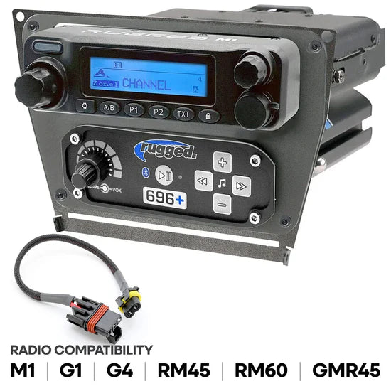 *RUGGED RADIOS - POLARIS RZR PRO XP, RZR TURBO R, AND RZR PRO R DASH MOUNT RADIO AND INTERCOM