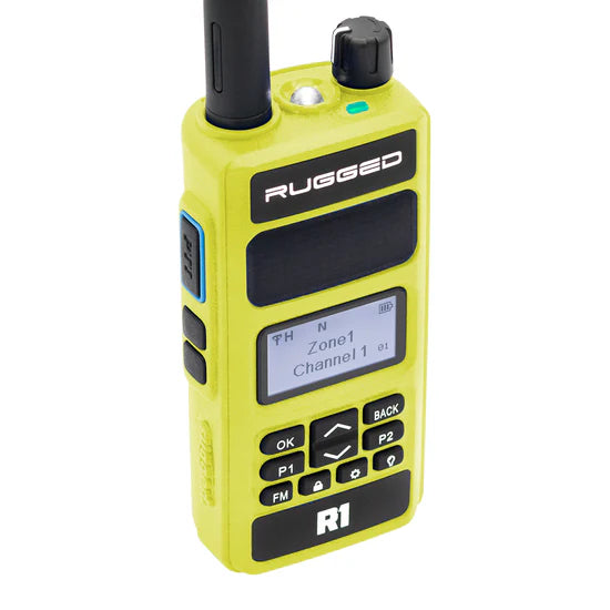 *RUGGED RADIOS - RUGGED R1 - BUSINESS BAND TWO WAY HANDHELD RADIO - DIGITAL AND ANALOG