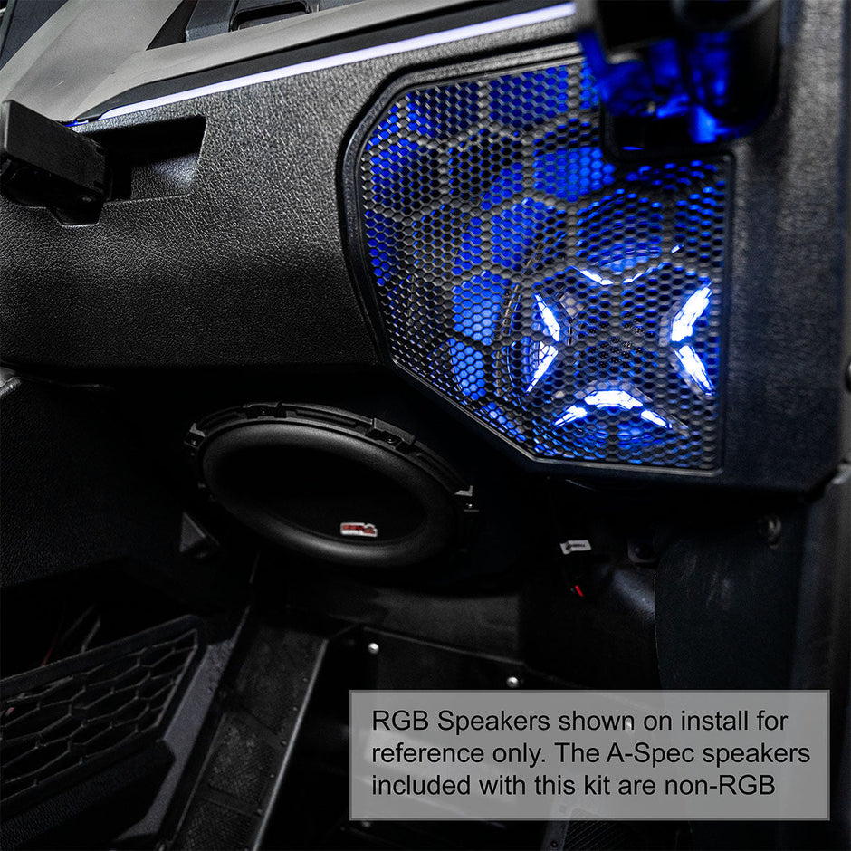 2020-2024 Polaris® RZR PRO Series Phase-4 A-Spec 5-Speaker 800watt System w/JVC