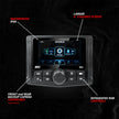 2020-2024 Polaris® RZR PRO Series Phase-4 A-Spec 5-Speaker 800watt System w/JVC