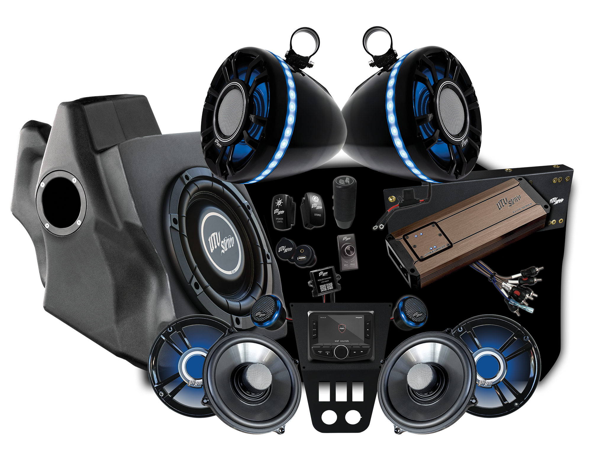 '20-'24 RZR® Pro Series Elite Stage 6 Stereo Kit | UTVS-PRO-S6-E