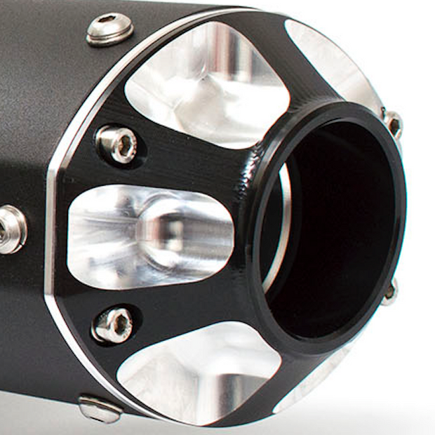 Contrast Cut Muffler Tip